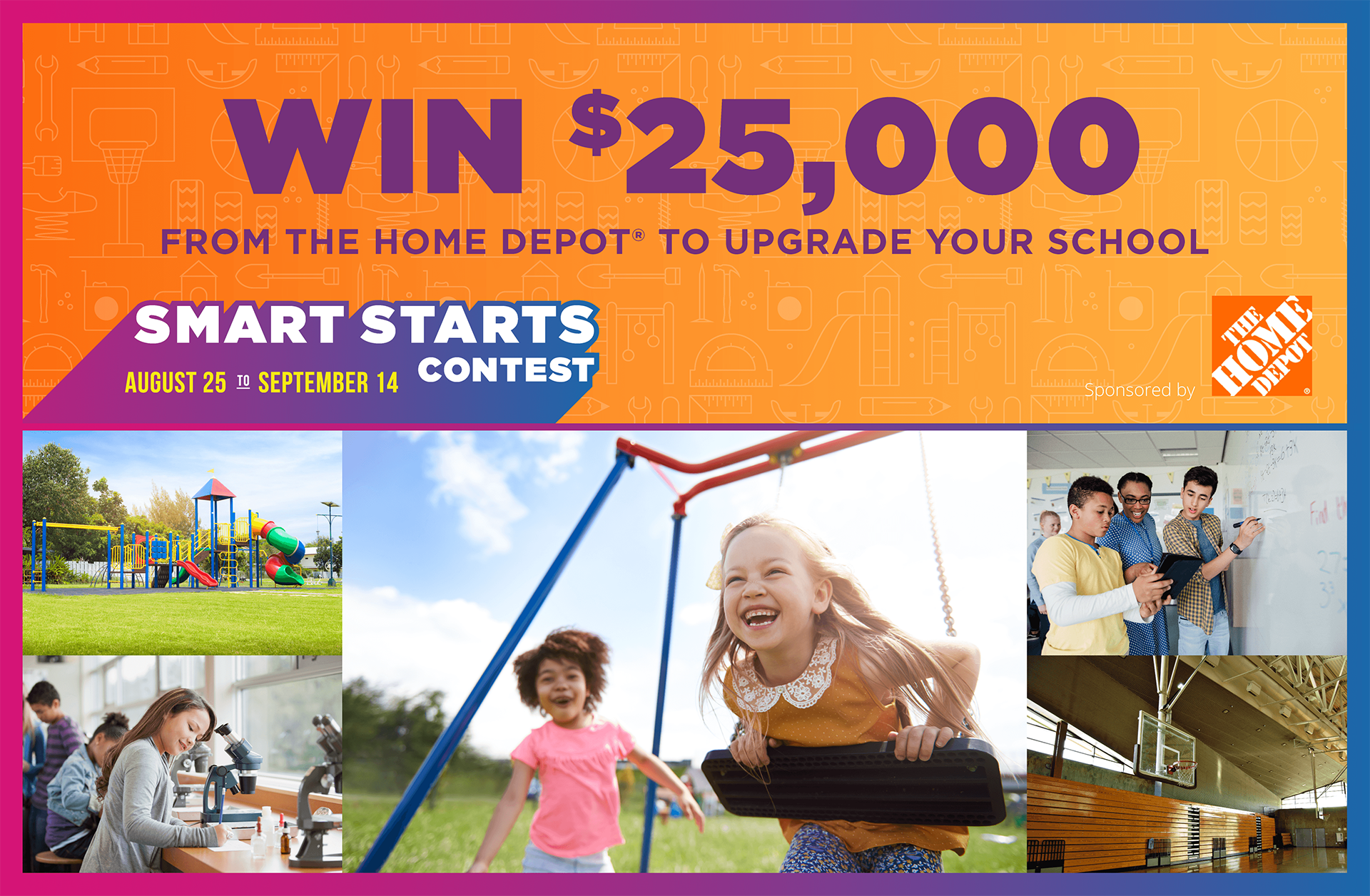 Win $25,000 from The Home Depot to Upgrade Your School