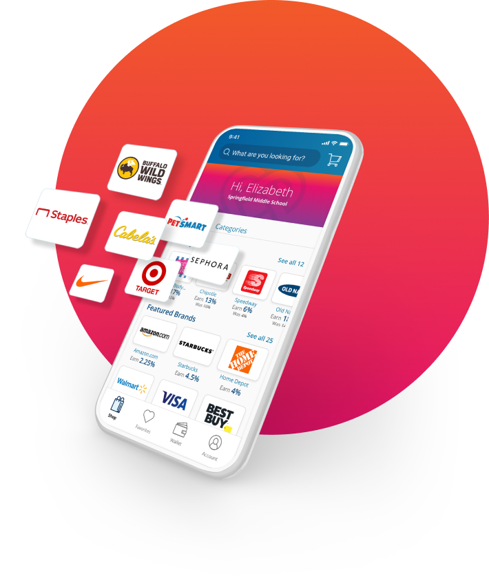 Shop top brands right from your phone with the RaiseRight mobile app