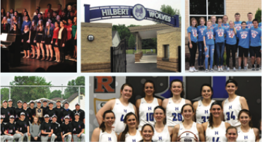 The students and teams of Hilbert Athletic and Music Boosters supported through gift card fundraising